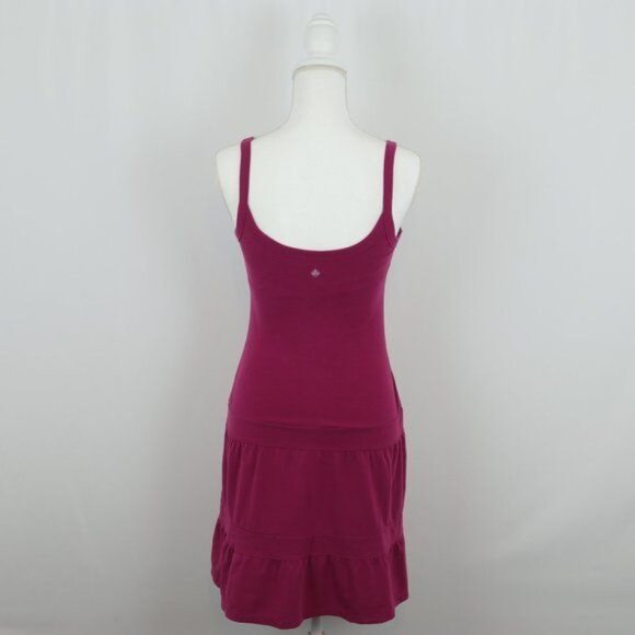 Prana Lexi Women's Size XS Pink Knit Scoop Neck Support Above Knee Dress - Picture 4 of 8